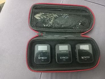 Аудиотехника: Беспроводная петличная система SYNCO G2 (1 приёмник + 2 передатчика) — 2