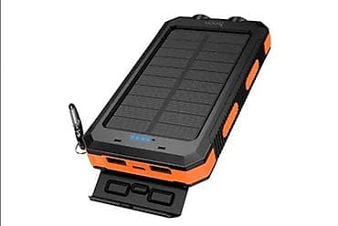 повербану: Power Bank HOCO J164 Platinum Solar Dual Lighting (8000 мА·ч), чёрный — 2