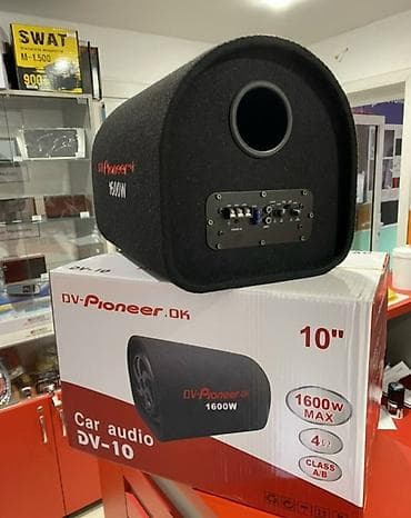 фазоинвертор: Сабвуфер автомобильный DV-Pioneer OK DV-10 - Форм-фактор: тубус — 1