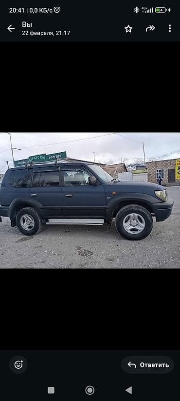 Toyota Land Cruiser Prado: 2000 г., 3 л, Автомат, Дизель, Внедорожник