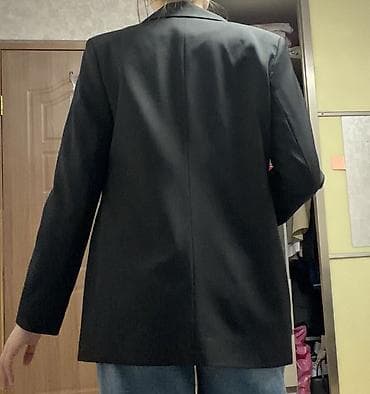 пиджак черный: Пиджак, Блейзер, Однобортная модель, Made in KG, XS, S — 5