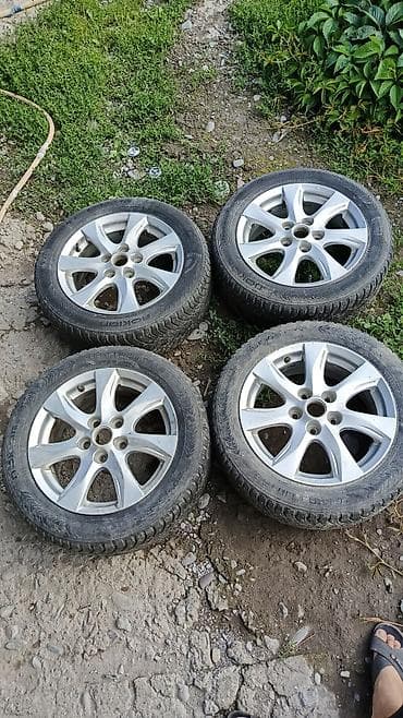 abs bmw: Колеса в сборе R 16, Зима, Б/у, Комплект, Литые, отверстий - 5 — 6