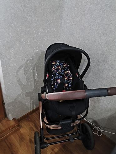 foo foo: Коляска, Другой бренд, цвет - Черный, Б/у — 3
