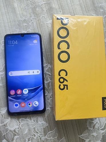 poco x: Poco C65, Б/у, 256 ГБ, цвет - Черный, 2 SIM — 1