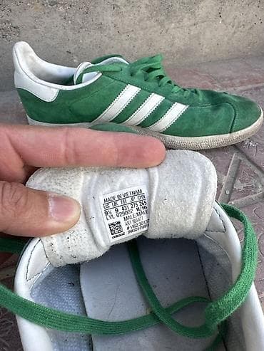сколько стоят адидас газели: Оригинал Adidas Gazelle OG зеленые кроссовки 43 размер очень в хорошем — 3