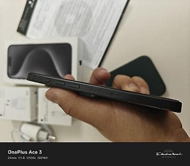 pro 5: IPhone 15 Pro, Б/у, 256 ГБ, Black Titanium, Зарядное устройство, Защитное стекло, Чехол, 83 % — 4