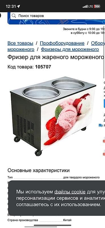 Фризер для жареного мороженого, двухчашевый - Тип: профессиональное