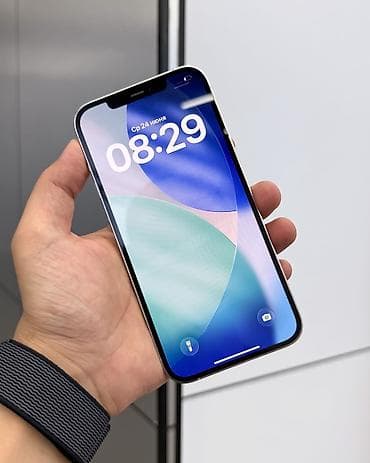 netta u pro: IPhone 12 Pro Max, Б/у, 128 ГБ, Белый, Защитное стекло, Чехол, В рассрочку, 81 % — 2