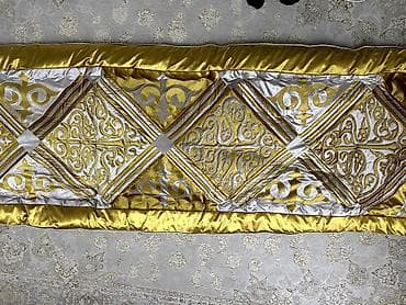 вязаные подушки: Декоративный комплект для дома: длинный валик-кавдрак и квадратные — 3