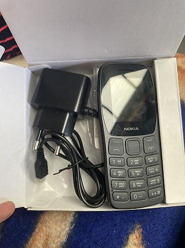 mateview 28: Nokia 105 4G, Новый, 4 ГБ, цвет - Черный, 2 SIM — 3