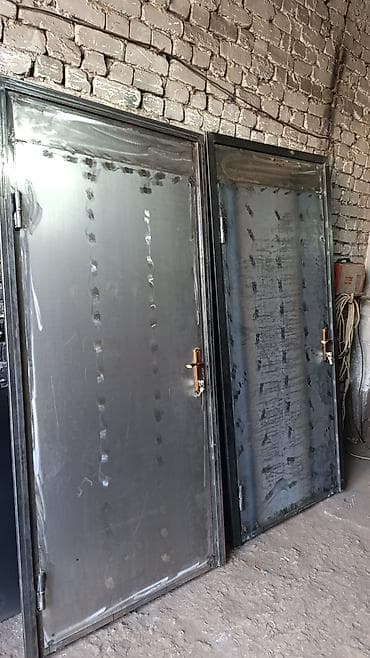 Накладки для дверей: Металлическая дверь на заказ, Для частного дома, Двухстворчатая, Стальная — 7