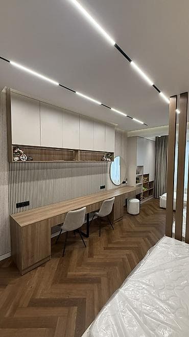 Квартиры: 3 комнаты, 122 м², Асанбай мкр Элитка, 9 этаж, Дизайнерский ремонт — 4