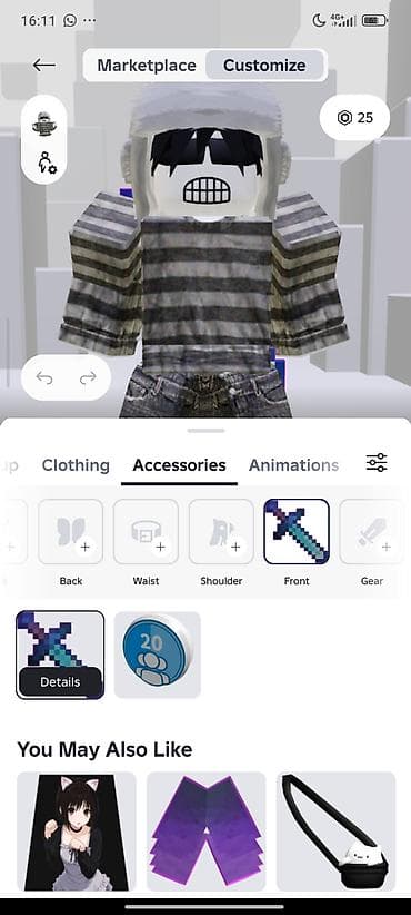 Техника жана электроника: Виртуальный аватар для платформы Roblox, представленный в приложении — 6