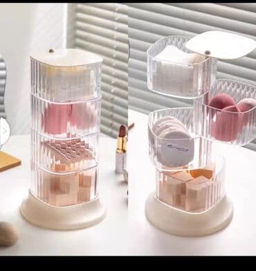 Органайзер для мелочи женских мишур 4 этажей отлично подойдёт для