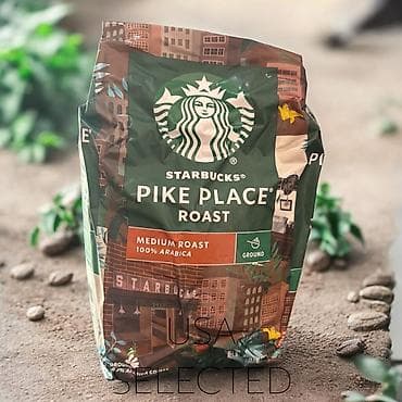 декоративные ящики: Кофе Starbucks Pike Place Roast, молотый - Обжарка: Medium Roast — 1