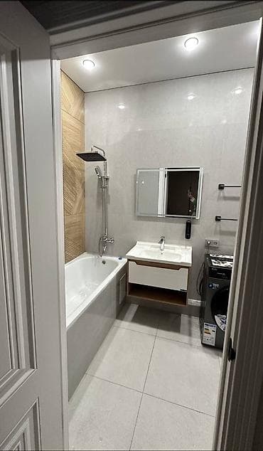 osh flat: 1 комната, 46 м², Восток-5 мкр 5 этаж, Евроремонт — 3