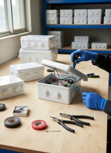 Распределительные коробки IP65 размеры 255х200х120