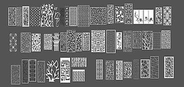 декоративные панель: ЛАЗЕРНЫЕ УЗОРЫ ДЛЯ Декоративных панели/экраны с резным орнаментом - — 2