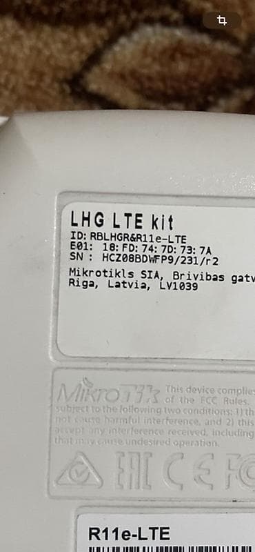 Модемы и сетевое оборудование: MikroTik LHG LTE kit (модель RBLHGR&R11e-LTE) Комплект для — 3