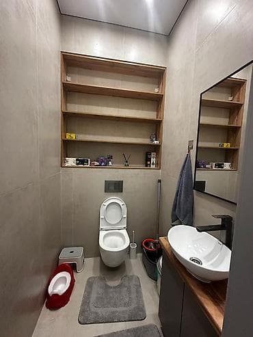 ремонт ванной комнаты: 3 комнаты, 88 м², Элитка, 8 этаж, Дизайнерский ремонт — 2