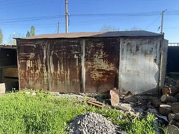 разборный гараж: Металлический гараж/сарай из листовой стали Описание: - Разборный — 2