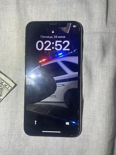 IPhone X, Б/у, 256 ГБ, Серебристый, Защитное стекло, Чехол