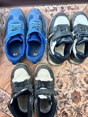 испанская детская обувь: H&M размеры 31-32 синяя черные — 2