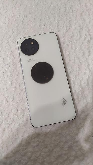 экраны: Tecno i7, Б/у, 128 ГБ, цвет - Белый, 2 SIM — 3