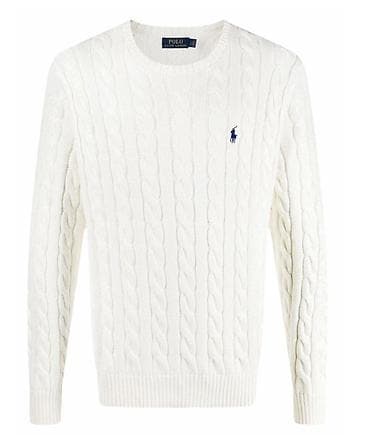 свитер поло: Мужской свитер Polo Ralph Lauren - Классический джемпер с круглым — 1