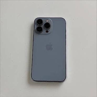 часы герб: IPhone 13 Pro, Б/у, 128 ГБ, Blue Titanium, 77 % — 1