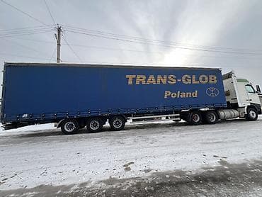 грузовик с рефрижератором: Тягач, Volvo, 1996 г., Тентованный — 5