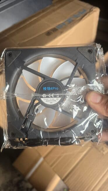 вентилятор кулер: Система охлаждения, Вентилятор, Для корпуса и блока питания, Для ПК — 3