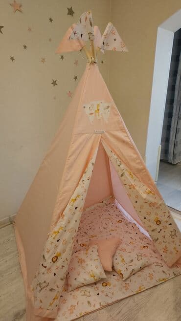 игрушка палатка домик: Вигвам это свой собственный уютный и красивый домик для вашего — 4