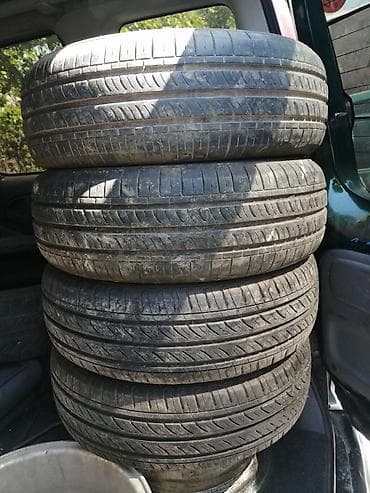 getz: Комплект летних шин 175/65/14, почти новые, протектор жирный — 2