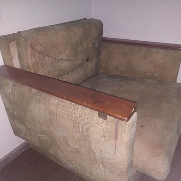 Кресло-кровать, Односпальный, цвет - Бежевый