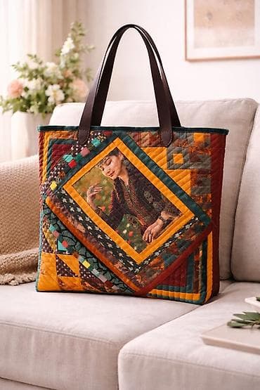 курак сумка: Сумка-тоут в технике курак из дорогого американского хлопка ручной — 5