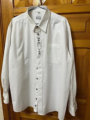 Рубашки: Мужская рубашка H&M Slim Fit - Модель: Slim Fit - Серия: Easy — 7