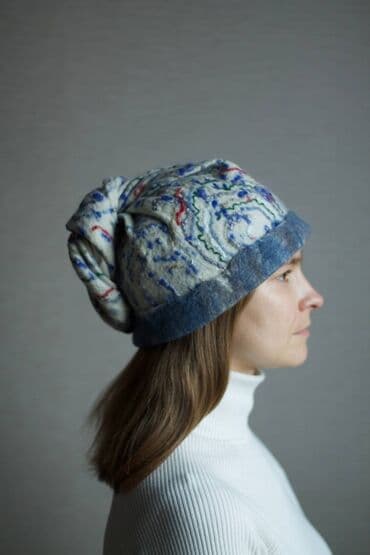 фетровые береты: Войлочная шапочка. Оригинальный дизайн. Натуральные материалы — 3
