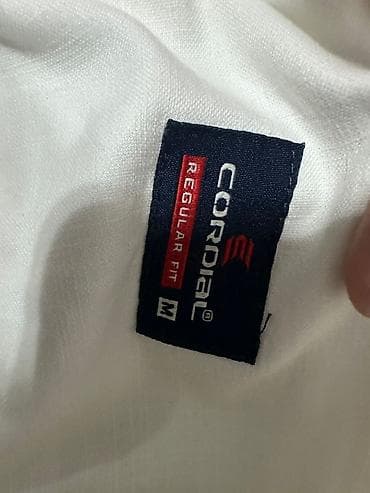 red centr: Мужская рубашка COR DIAL Regular Fit, размер M. - Цвет: белый - Крой — 2