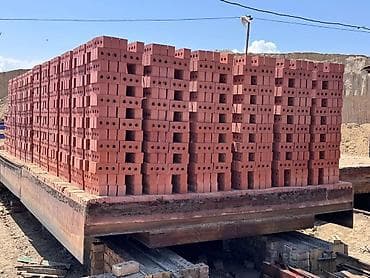 шапка с ушами: Пустотелый, дырчатый, Жженый кирпич, Полублок, 250×120×88 — 5