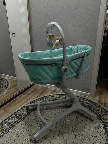 Детская мебель: Детский шезлонг, Другой вид, Другой материал, цвет - Голубой — 4