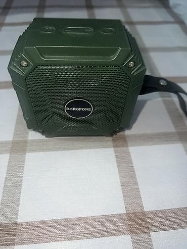 Портативная колонка BOROFONE (зеленая, «military» дизайн) -