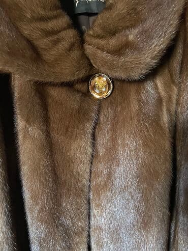 шуба кроликовая: Шуба новая. Цвет темный орех,мех Американка ) Размер 52/54 — 4