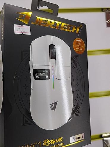 razer v3: Игровая мышь Jertech JWMC1 Rogue (белая) - Беспроводное подключение — 1