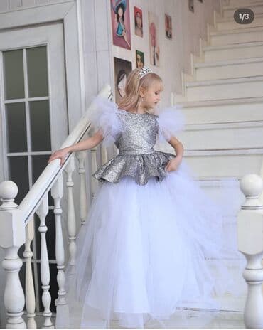 Детская одежда и обувь: Детское платье, цвет - Фиолетовый — 5