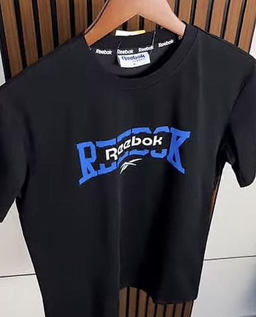 вещи в рассрочку: Мужская футболка, L, XL, Reebok, Новый, цвет - Черный, Самовывоз, Бесплатная доставка, Платная доставка — 2