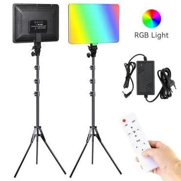 кольцевая лампа для видео: RGB светодиодная панель для видеосъемки CL-450 (60W)16 дюймов — 3