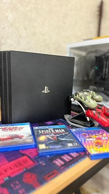 nitendo switch: Игровая консоль Sony PlayStation 4 Pro (черная) в комплекте. Состав — 2