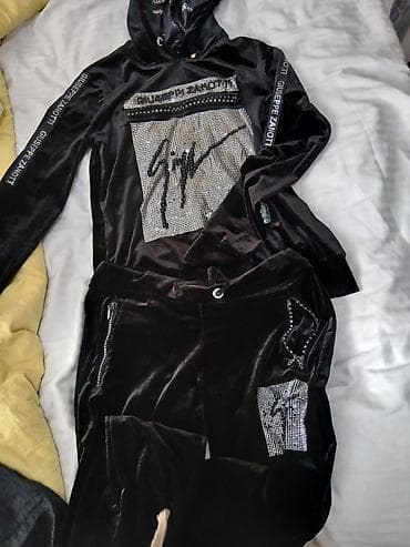 спортивку велюр: Велюровый спортивный костюм Giuseppe Zanotti - Комплект: худи на — 1