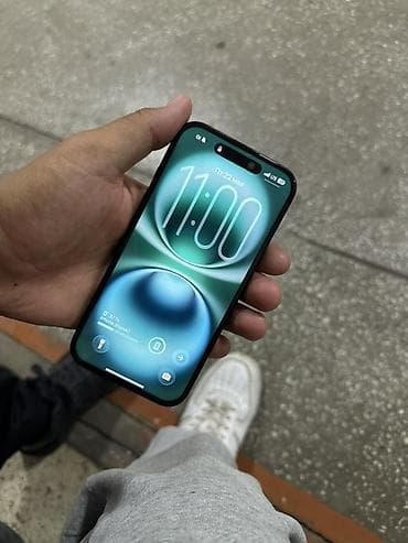 ios 16: IPhone 16, 128 ГБ, Черный, Зарядное устройство, Защитное стекло, Чехол, 91 % — 6